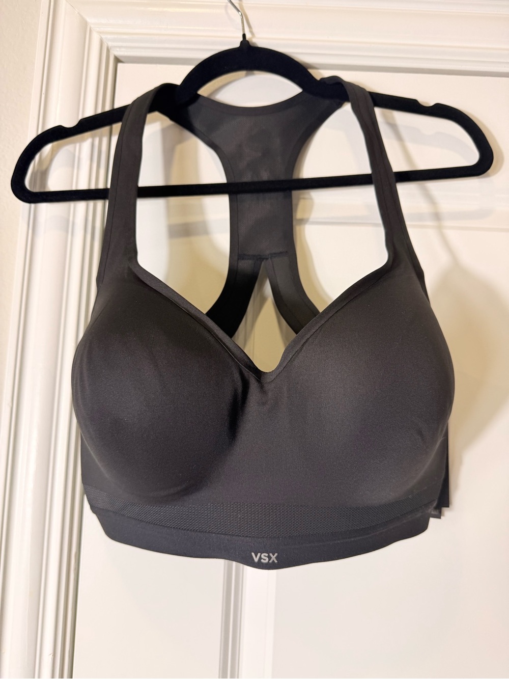 VSX Charcoal Gray Racerback Molded Sports Bra